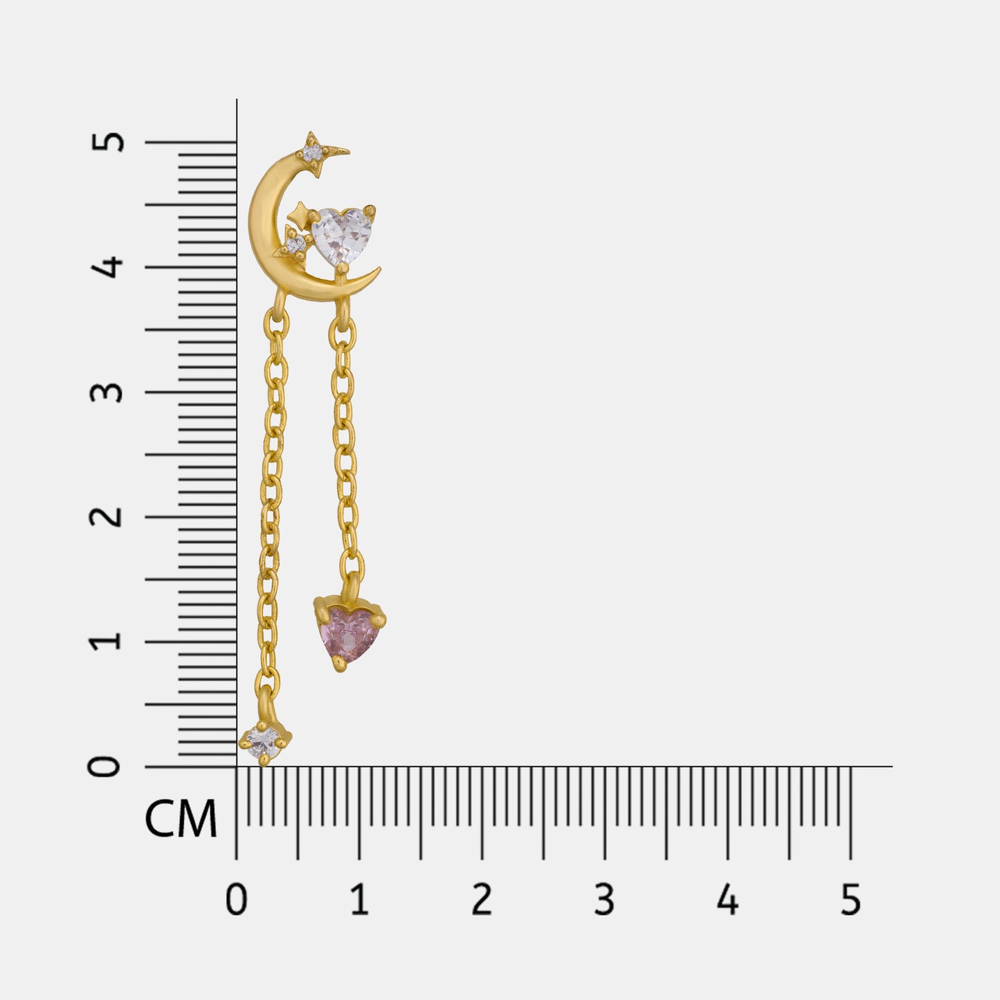 Moon and Stars (gold)