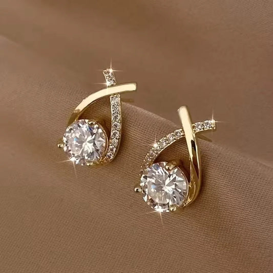 Cross-shaped Classic Earrings