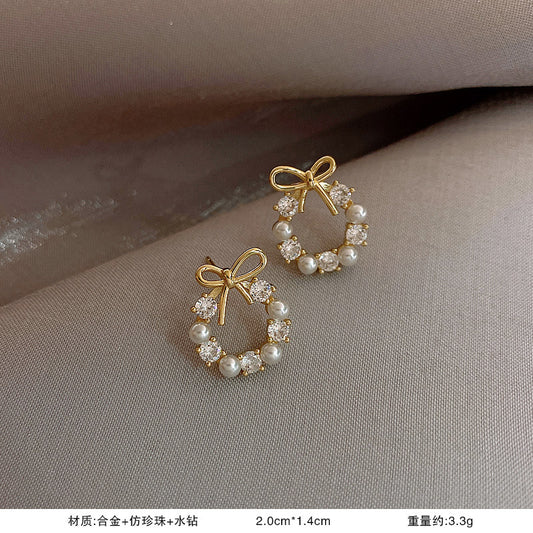 Bow Knot Stud Earrings