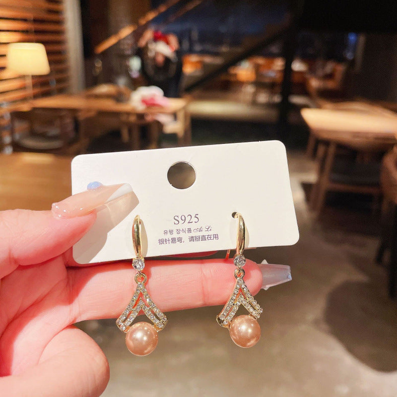 Korean Style Pearl Earrings