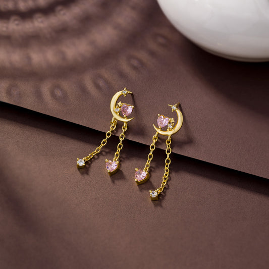 Moon and Stars (gold)