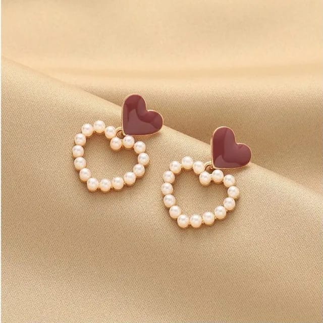 Love Pearl Earrings