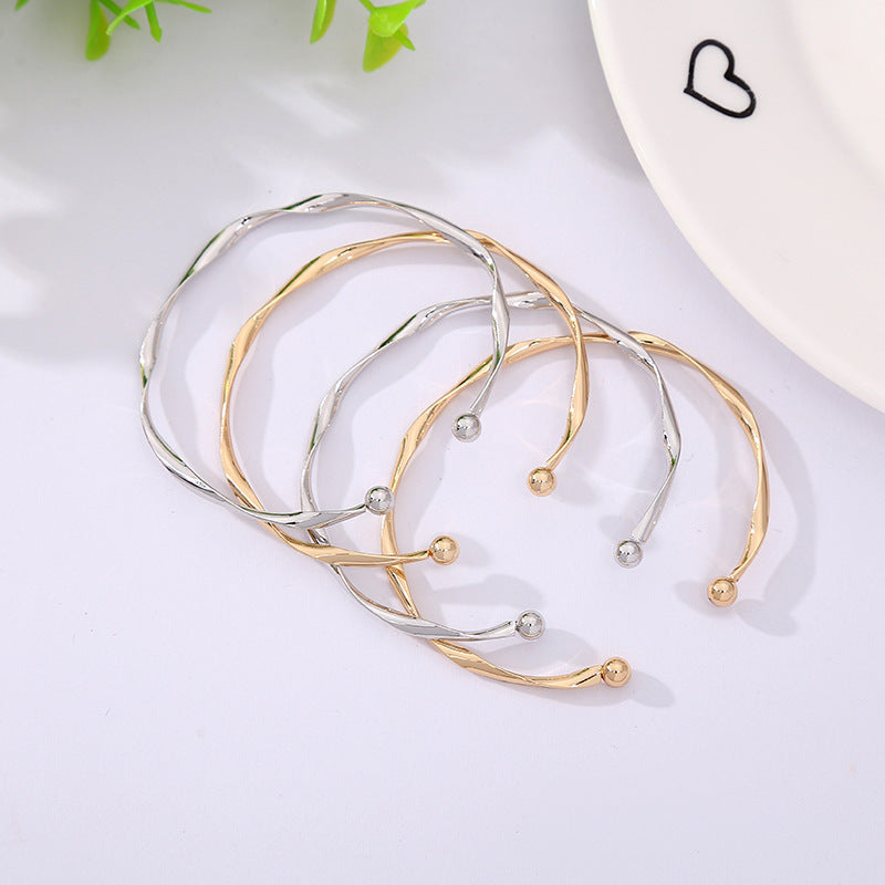 Mobius Wave Adjustable Bangle