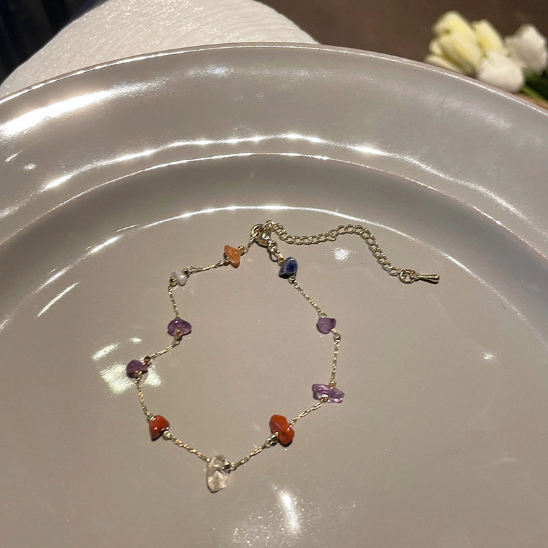 Color Irregular Original Stone Bracelet