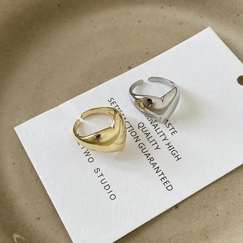 Chunky Heart love Ring