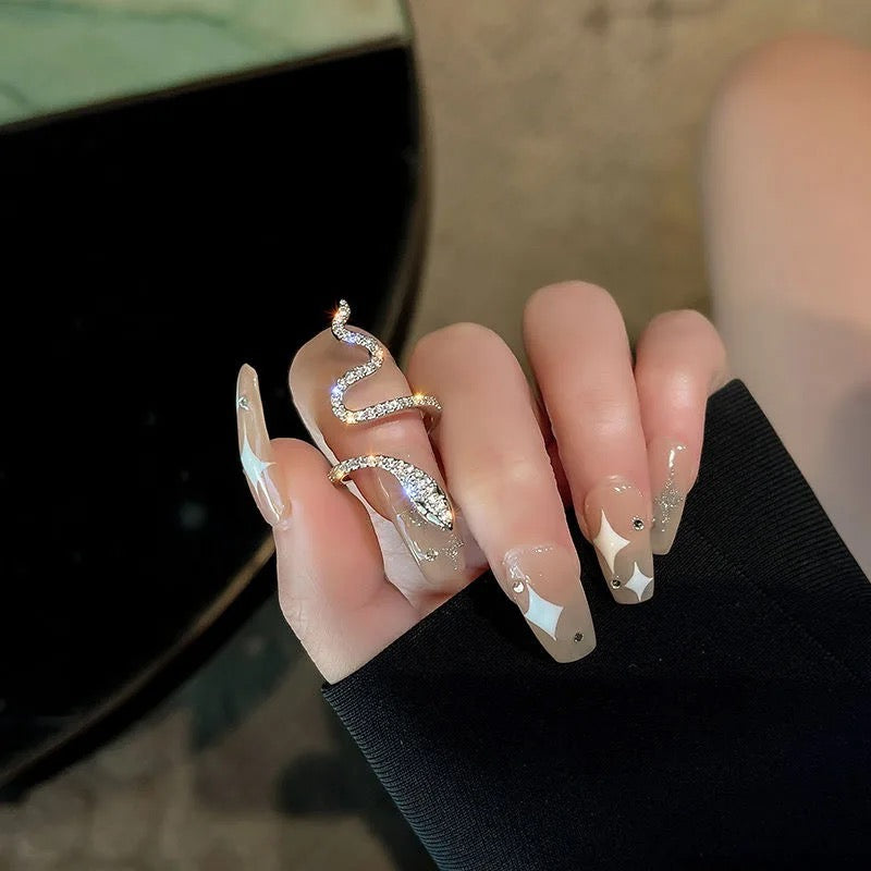 Gothic Open Snake Ring