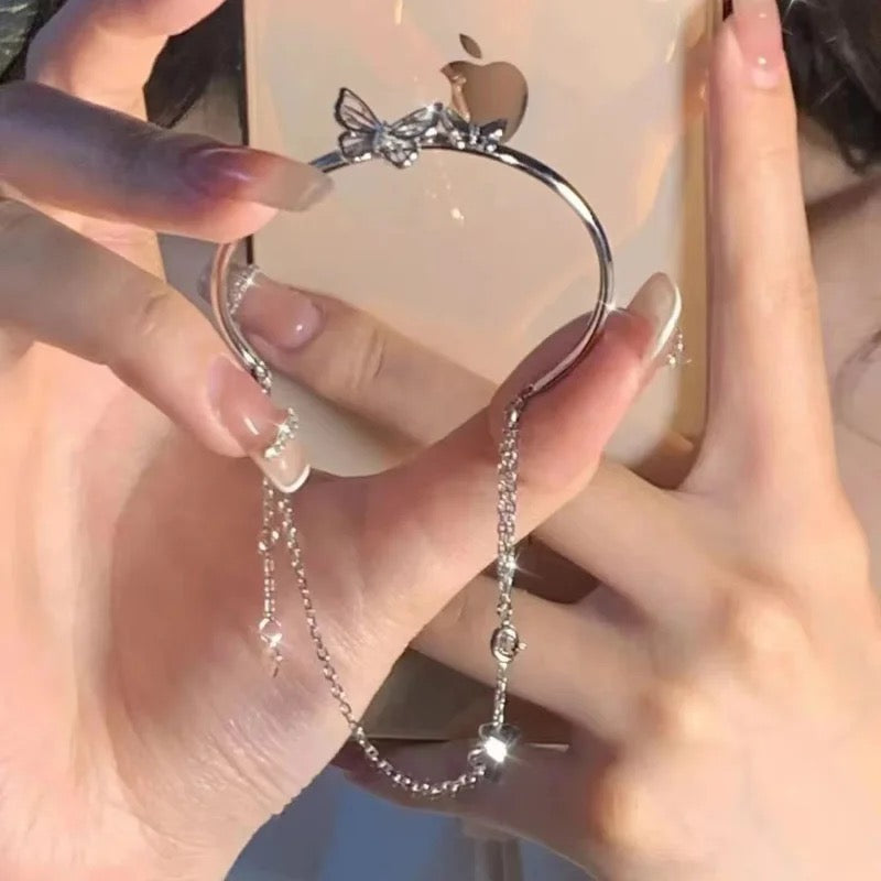 Double Layer Butterfly Bracelet