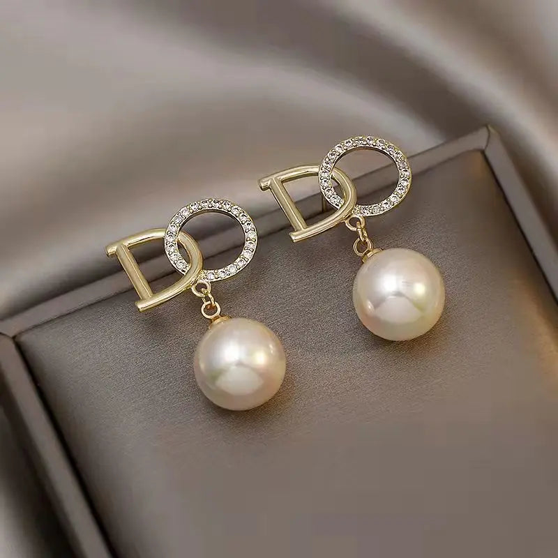 DO Letter Earrings