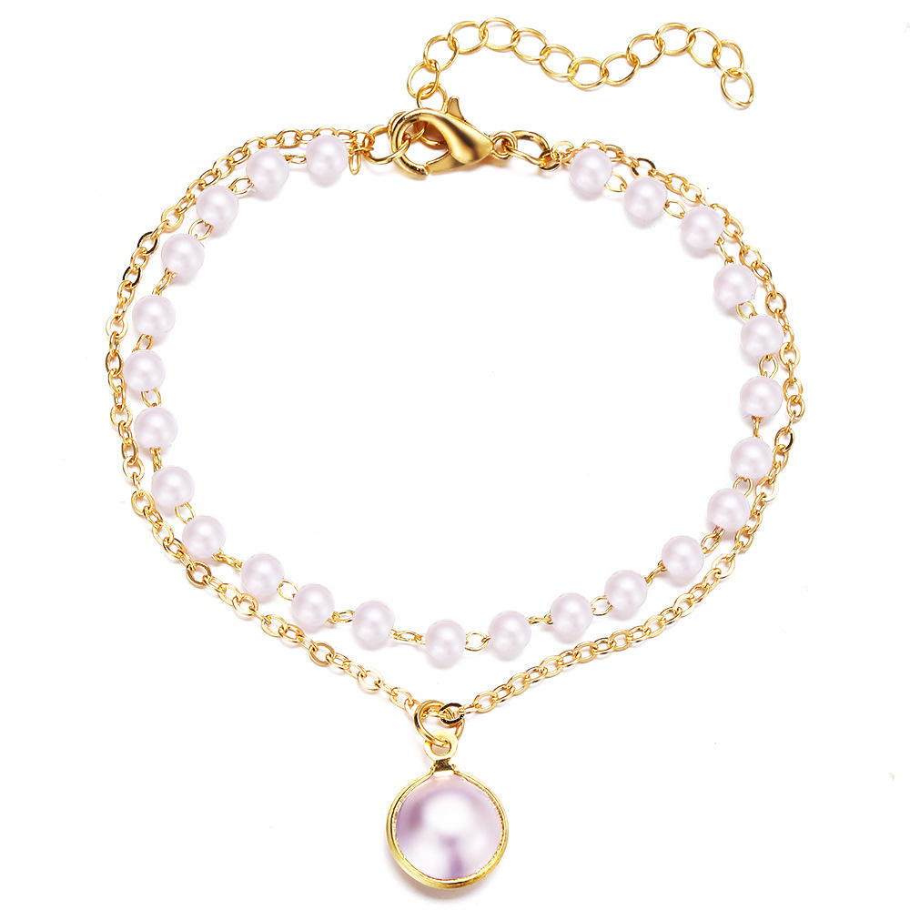 Gold Pearl Bracele