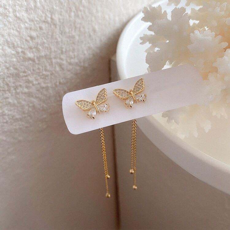 Tassel Butterfly Earrings