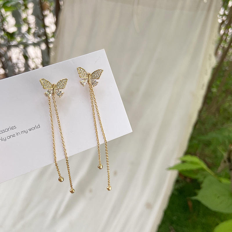 Tassel Butterfly Earrings