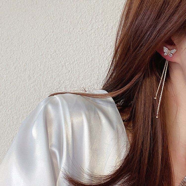 Tassel Butterfly Earrings