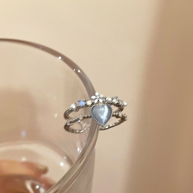 Sea Blue Ring (set of 3)