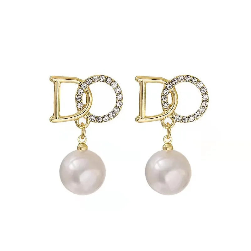 DO Letter Earrings