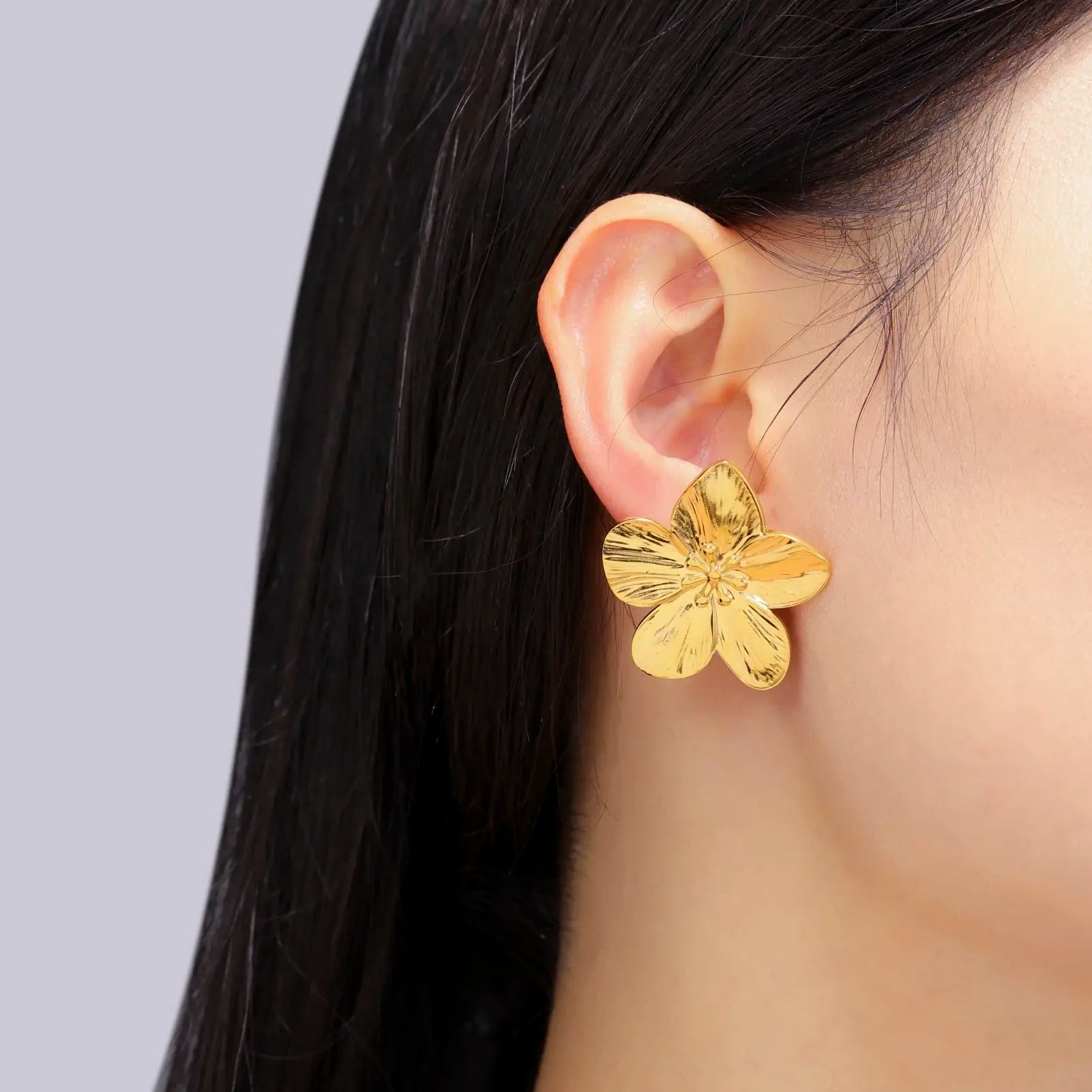 Big Statement Flower Earrings