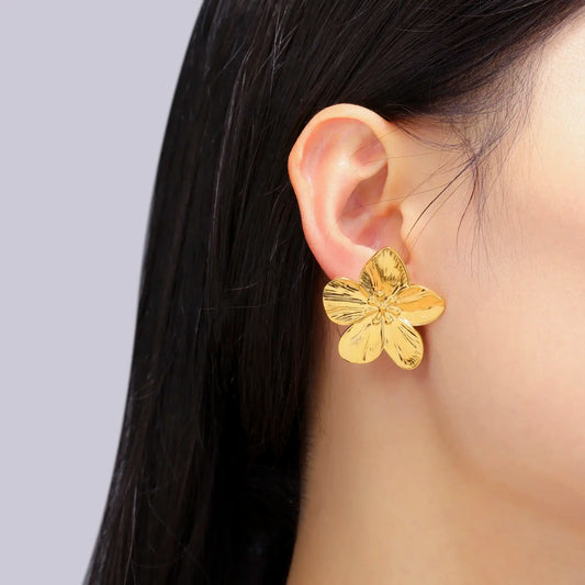 Big Statement Flower Earrings