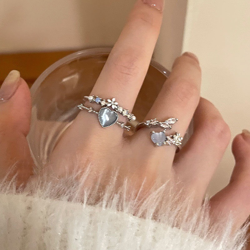 Sea Blue Ring (set of 3)