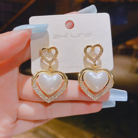 Big Pearl Fashion Earrings