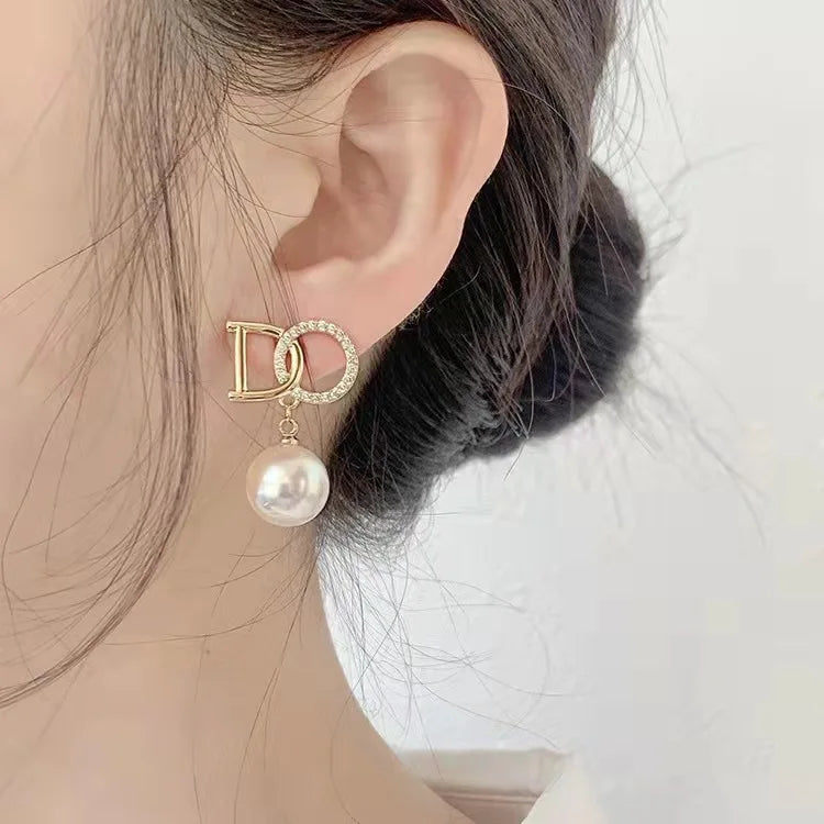 DO Letter Earrings