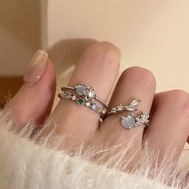 Sea Blue Ring (set of 3)