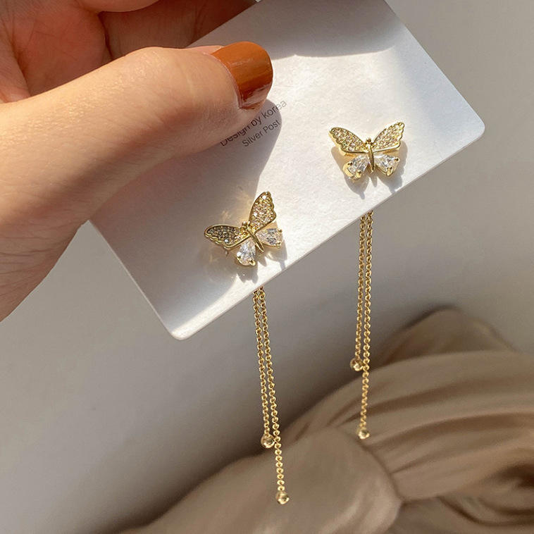 Tassel Butterfly Earrings