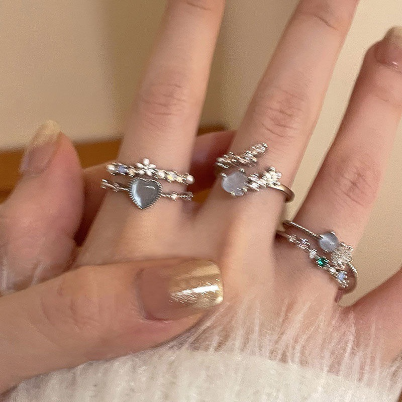 Sea Blue Ring (set of 3)