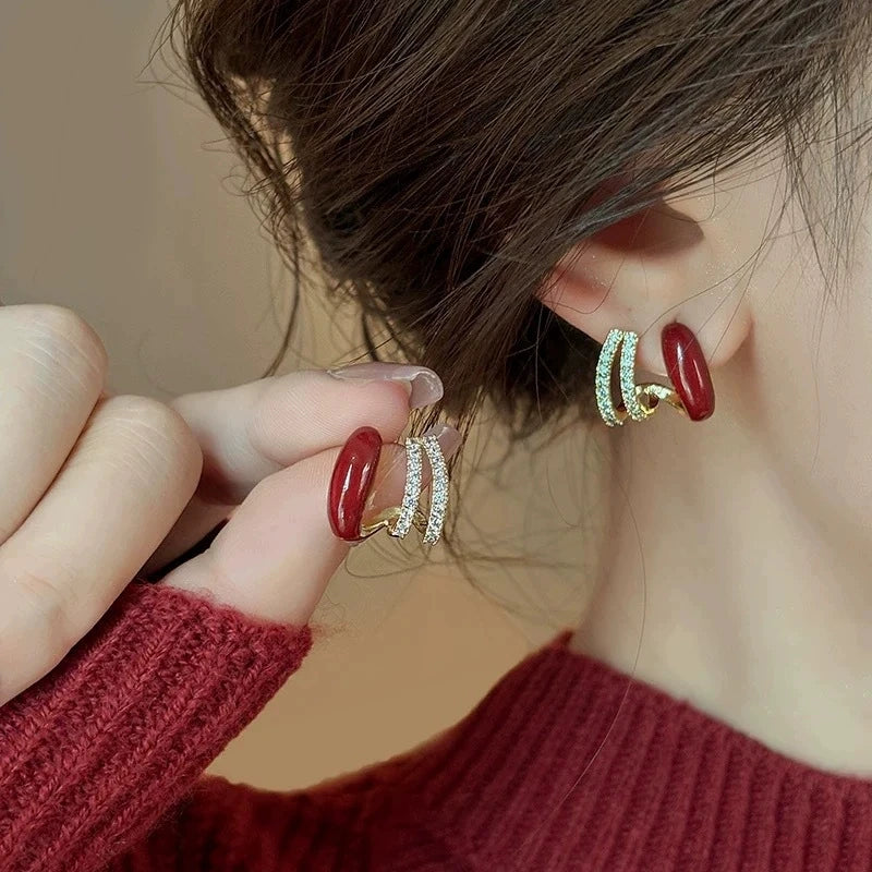 French Retro Style Earrings