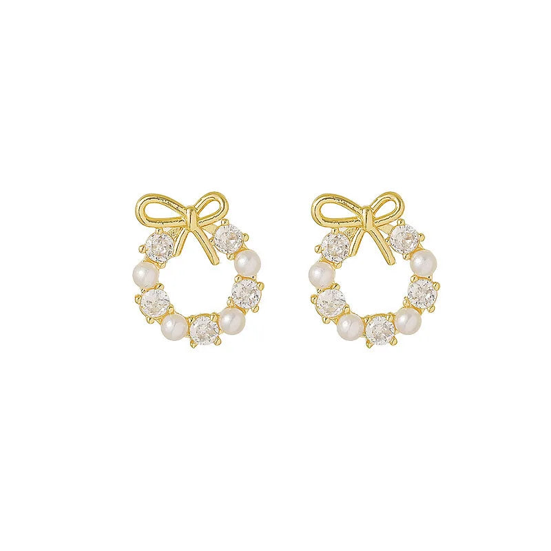 Bow Knot Stud Earrings