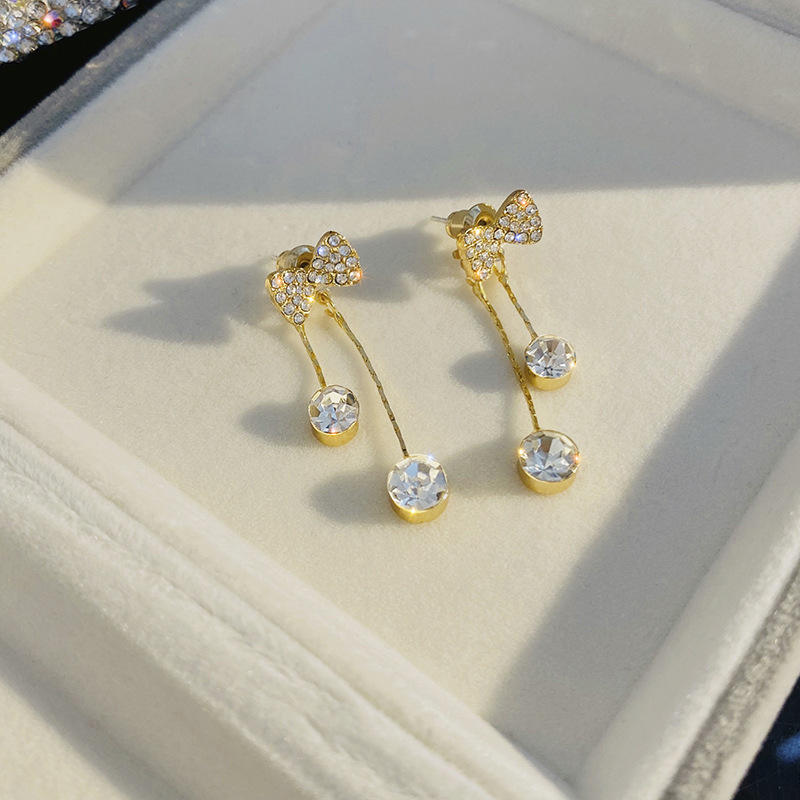 Bow Dangle Earrings