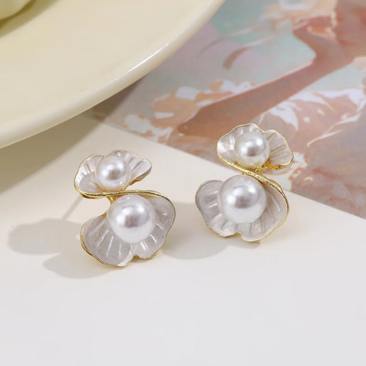 Open Sea Shell Earrings