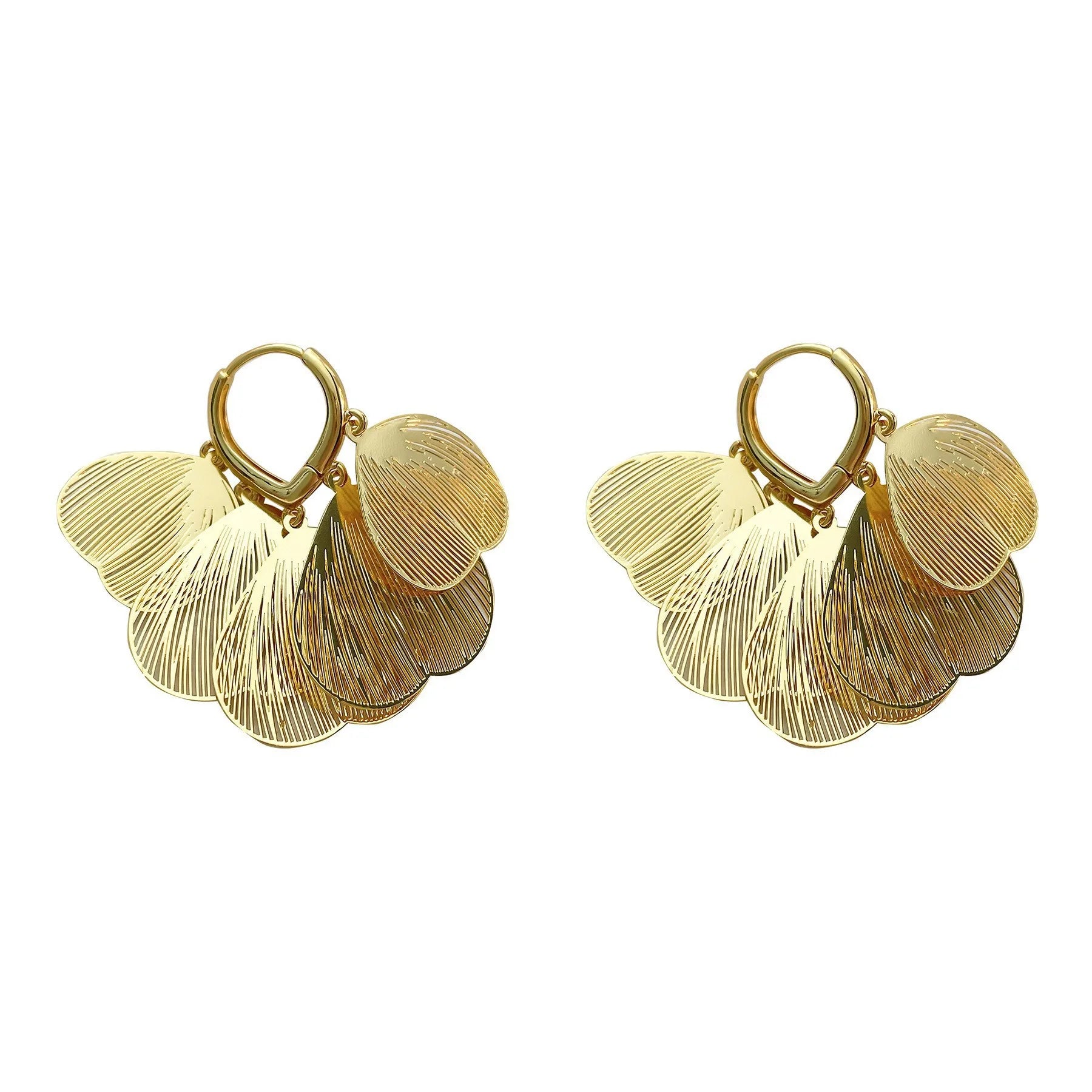 Butterfly-wing Tassel Earrings
