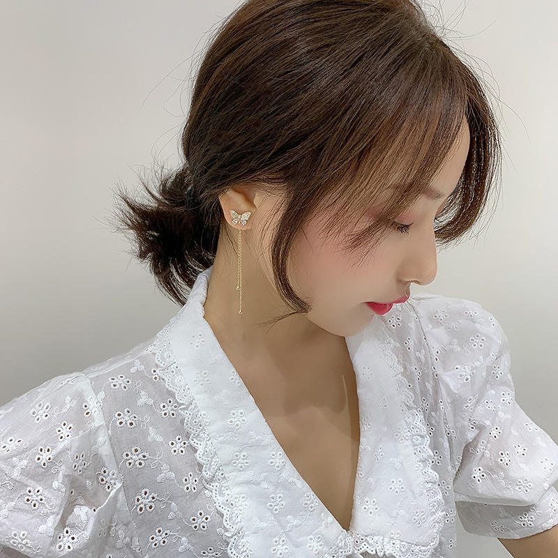 Tassel Butterfly Earrings