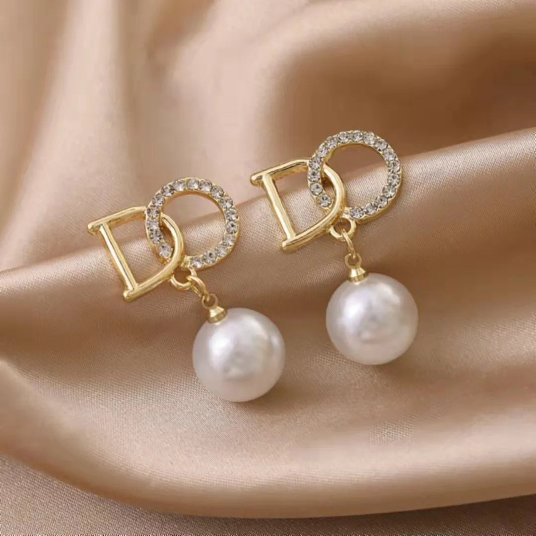 DO Letter Earrings