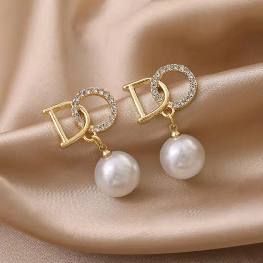 DO Letter Earrings