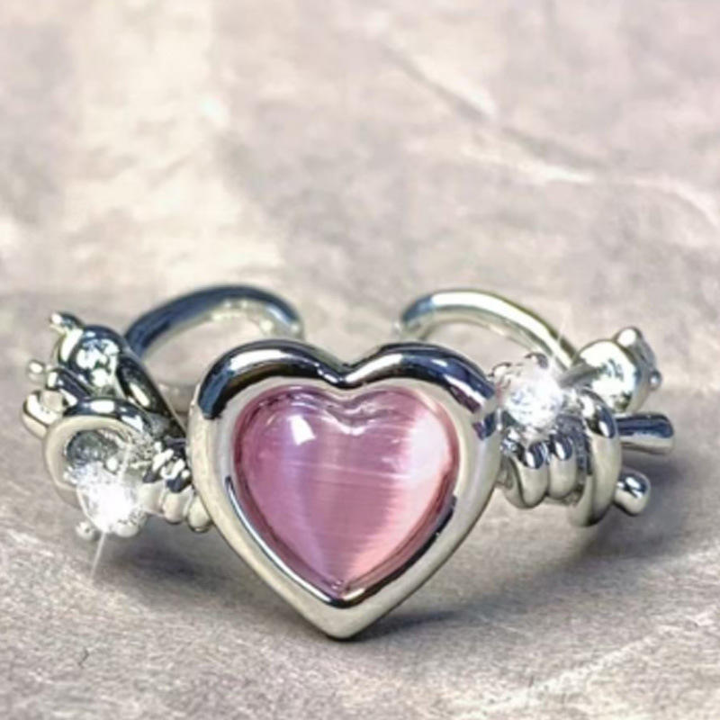 Pink Heart Ring