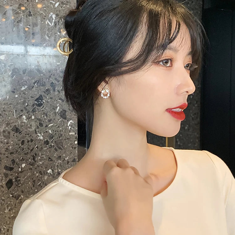Bow Knot Stud Earrings