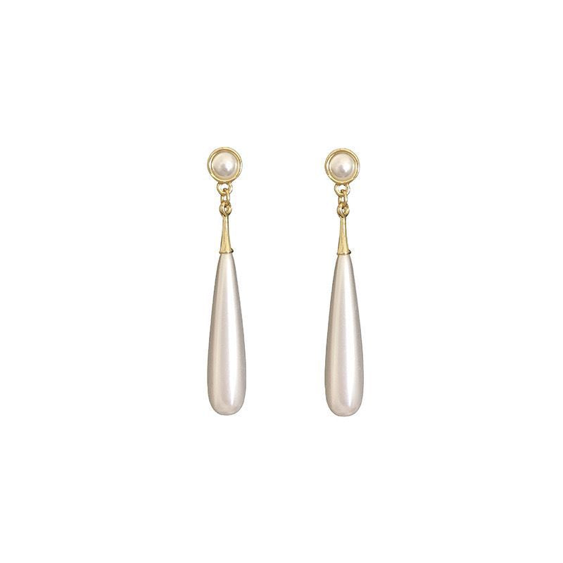 French vintage teardrop earrings
