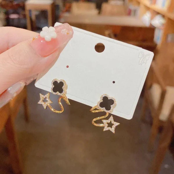 Trendy Flower Pattern Earrings