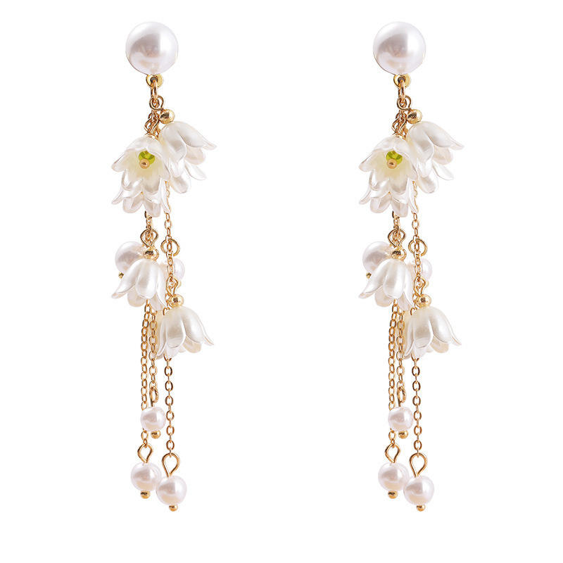 Lily Flower Dangle Earrings
