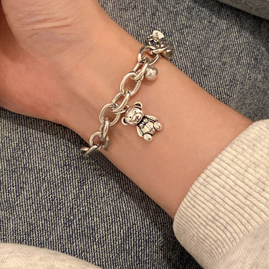 Bear Pendent Charm Bracele