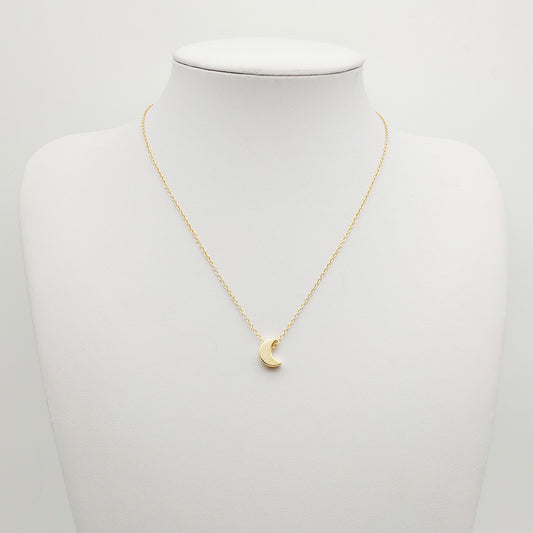 Mini Moon Pendant Necklace