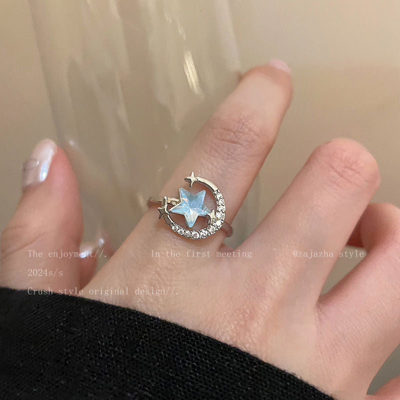 Pink Gemstone Heart Ring