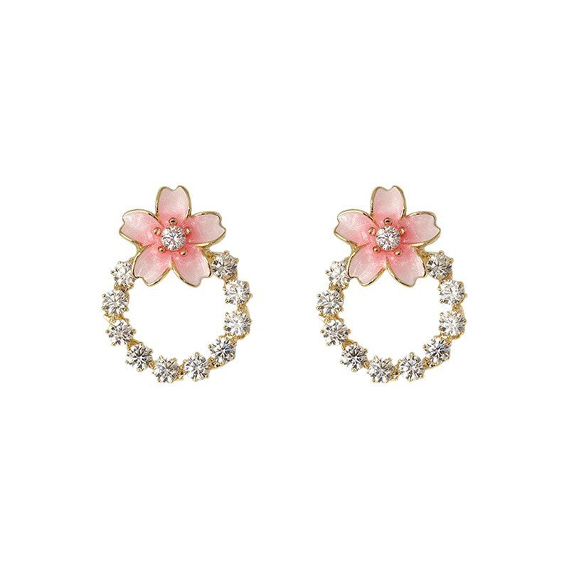 Pink Cherry Earrings