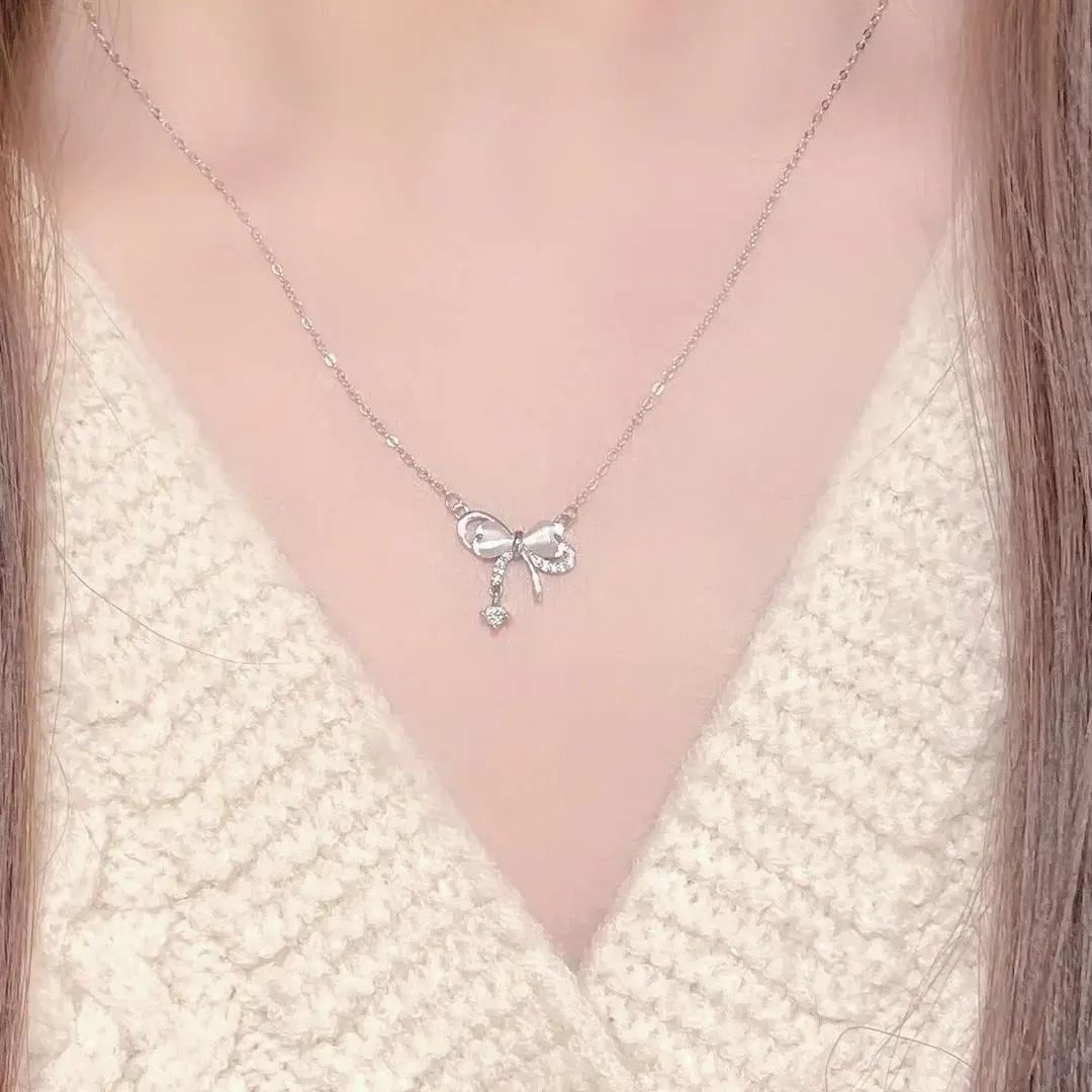 Heart Bow Necklace