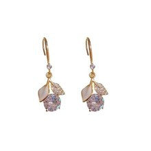 Korean Leaf Light Earrings