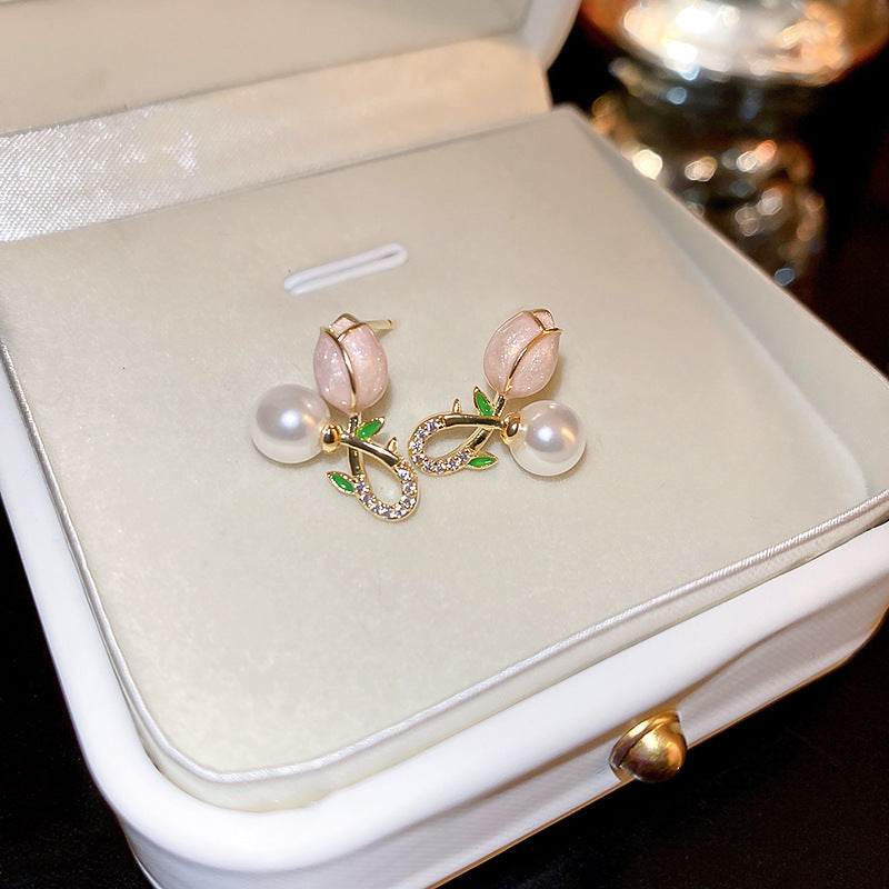 French Flower Earring