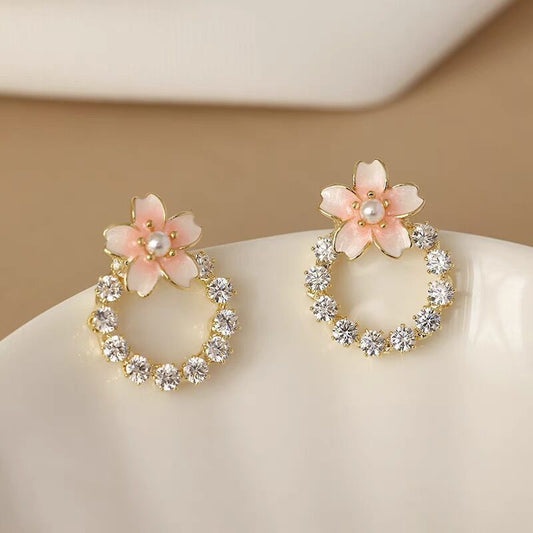 Pink Cherry Earrings