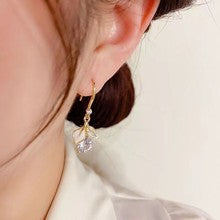 Korean Leaf Light Earrings
