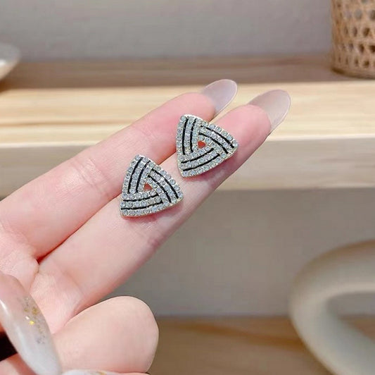 Triangle Stud Earrings