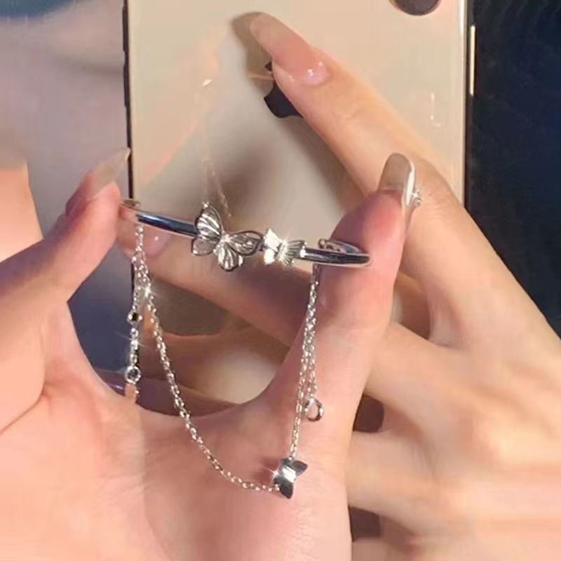 Double Layer Butterfly Bracelet